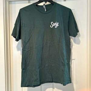 Swig Women's Green Short Sleeve Tee